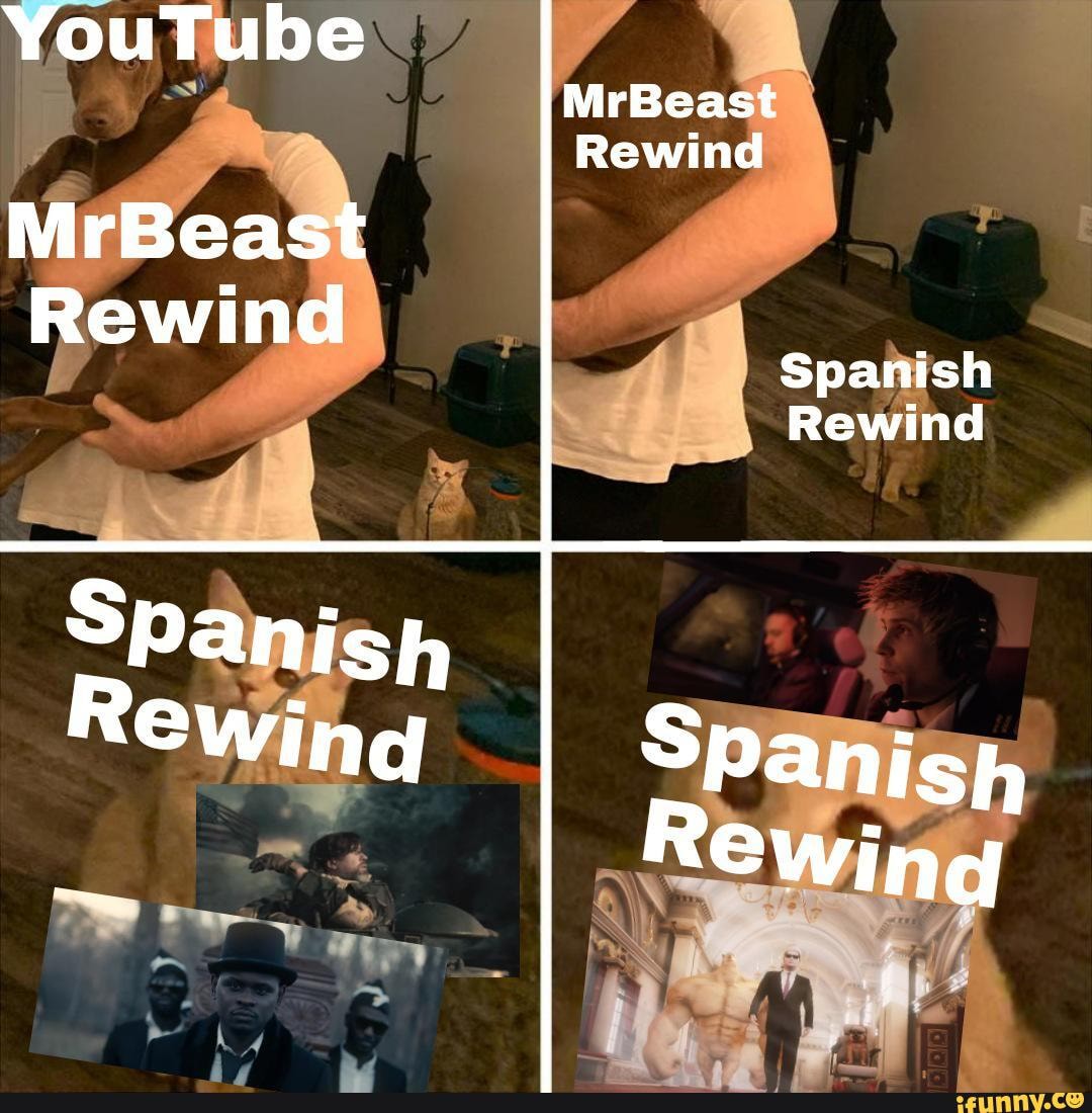 YouTube MrBeast Rewind MrBeast Rewind Spanish Rewind Spanish Cwind iFunny