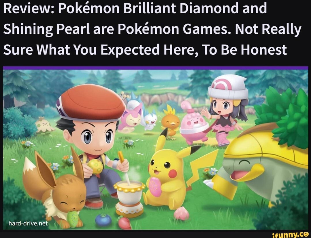 Review Pokmon Brilliant Diamond and Shining Pearl are Pokemon Games