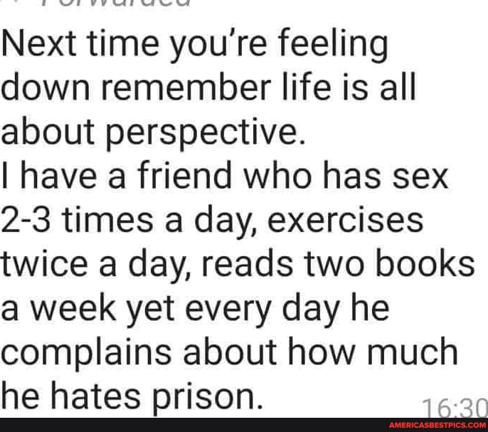 Next time you
