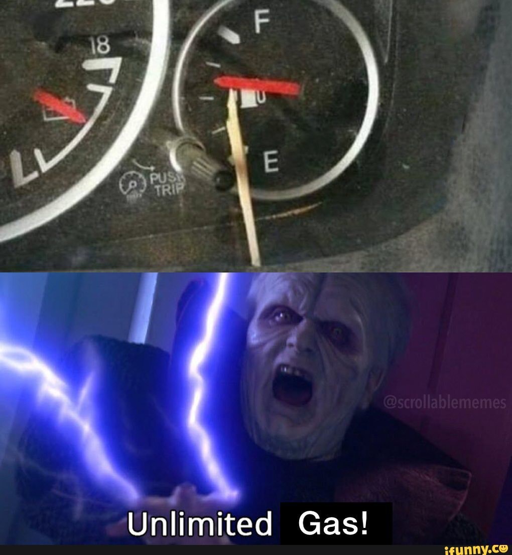 inliqnited Gas!