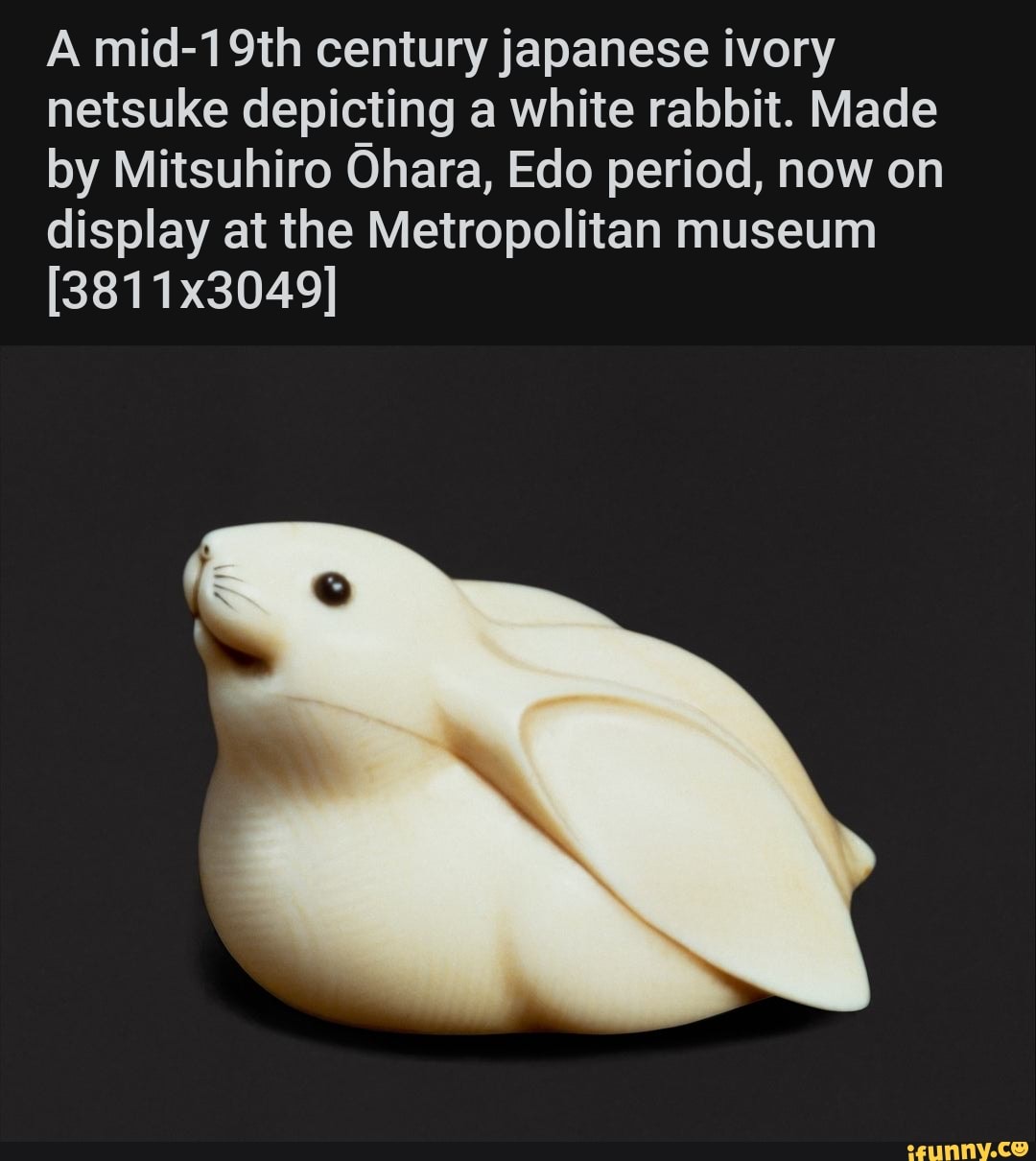 Netsuke Rabbit Dancing Netsuke memes. Best Collection of funny Netsuke pictures on iFunny