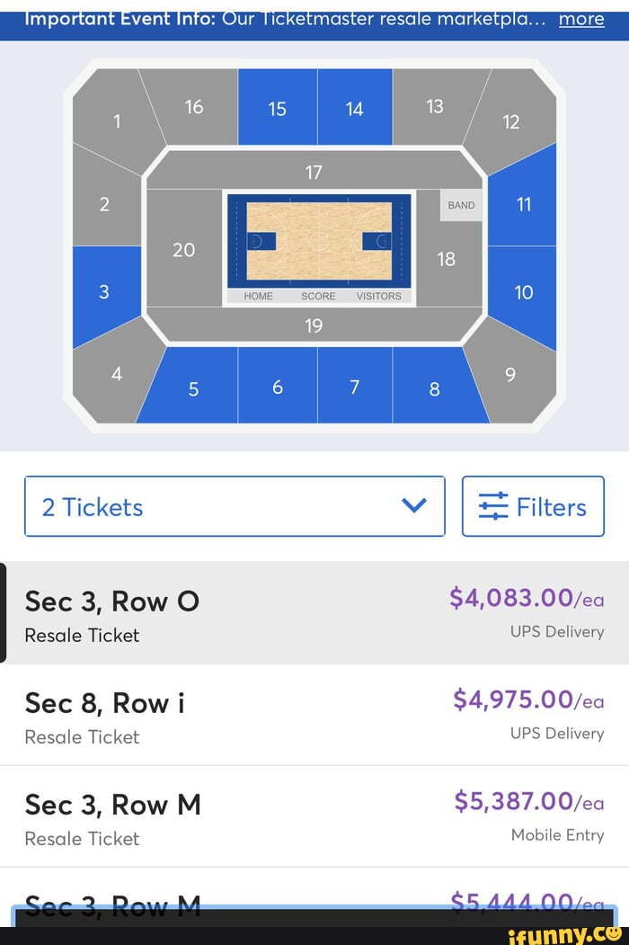 Important Event Info Our Ticketmaster Resale Marketpla More HOME 
