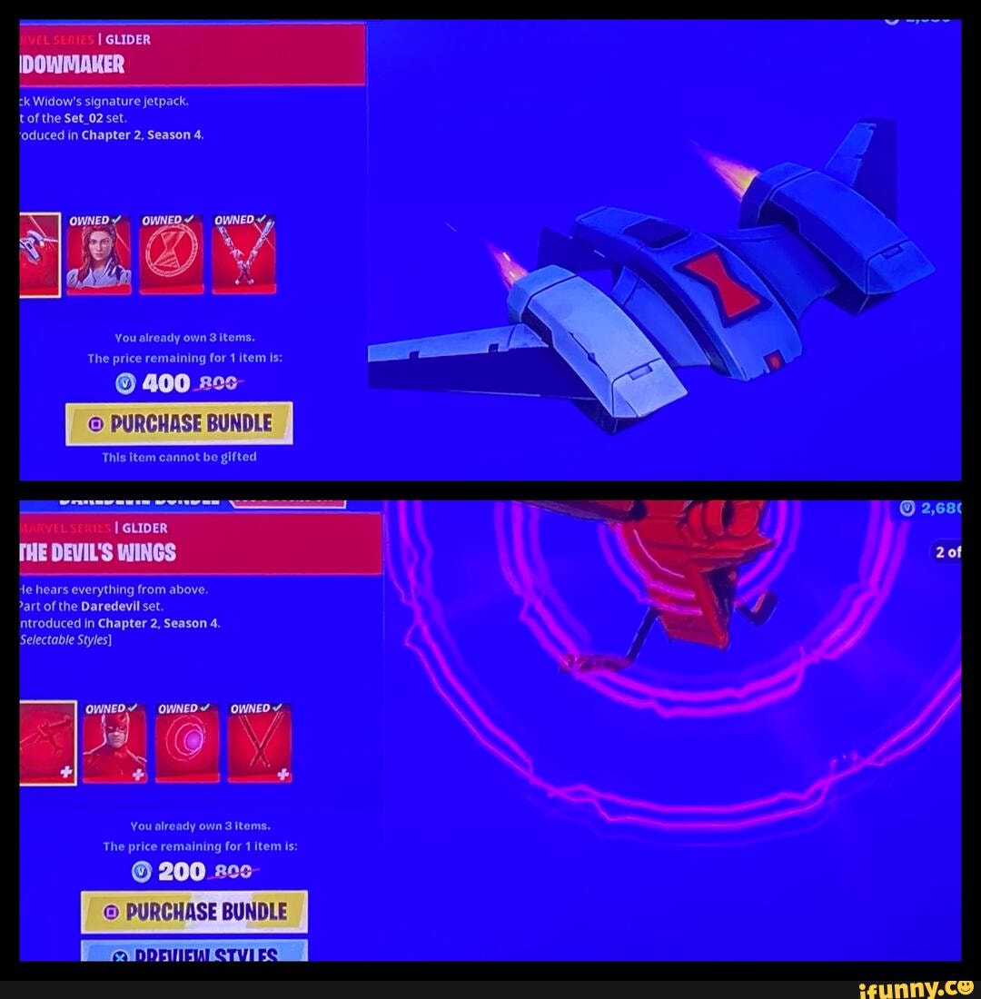 [GLIDER tk Widow's signature jetpack. of the Set _02 set. 'oduced in