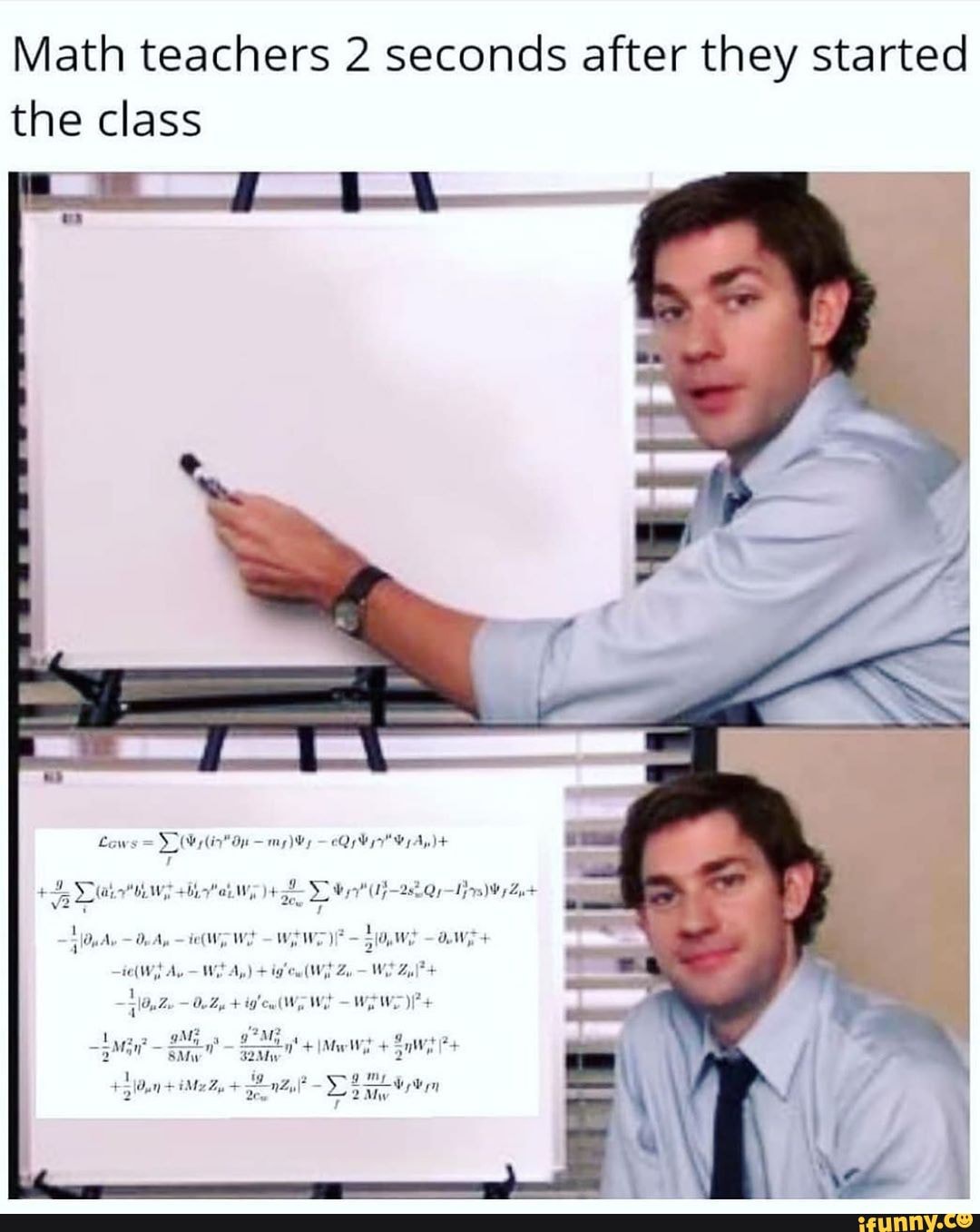 Math teachers 2 seconds after they started the class
Lews = in" On - Q" +
We it -
+ [MwWit + Syiw,t P+