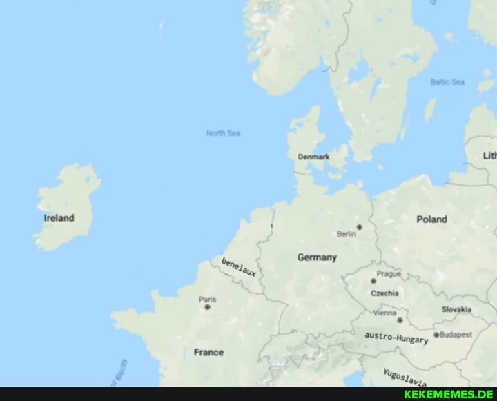 North Sea Batic Sea Poland Pr Crechia 'Slovakia