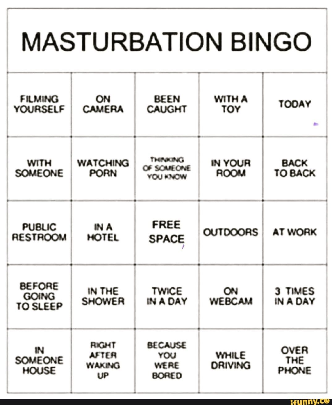 Bingo Live Masturbation