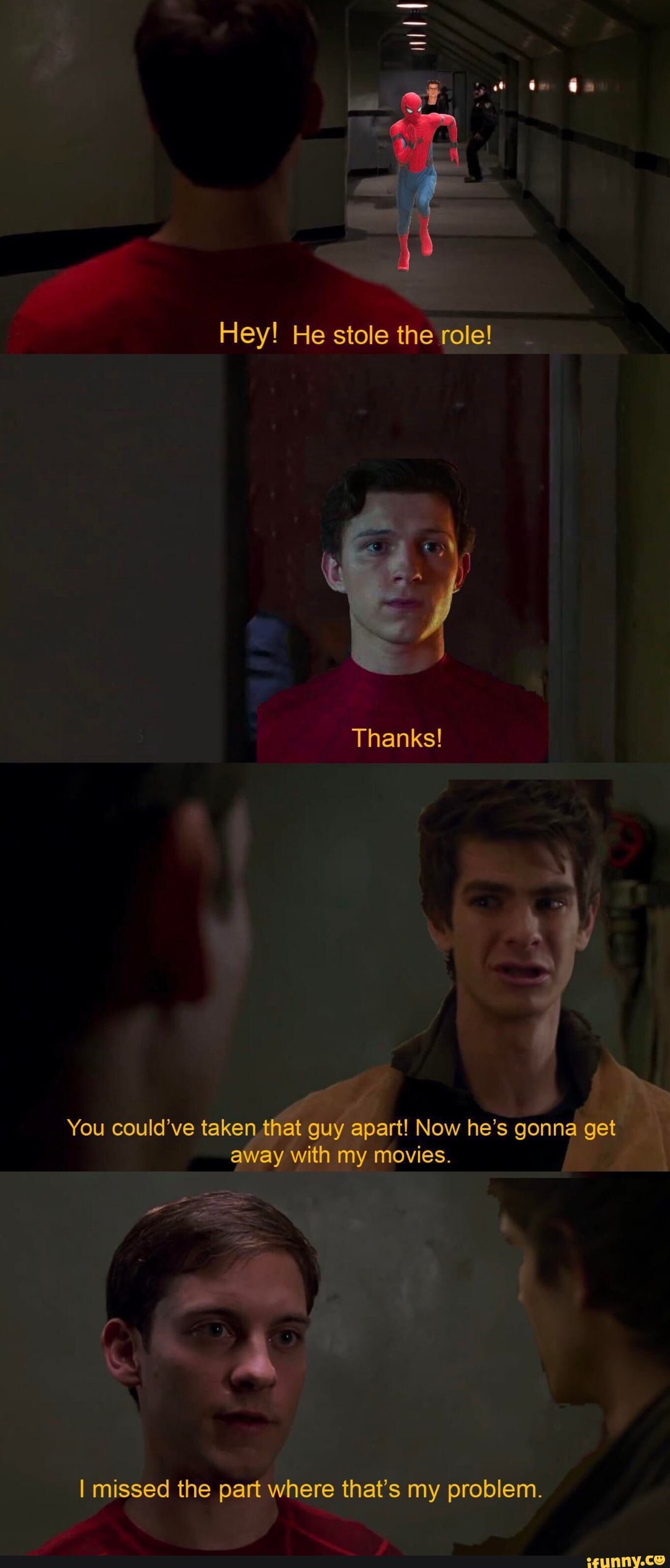 Питер паркер человек паук 1. Farewell memes. It s my problem. It s my problem. Нот май проблем мем.