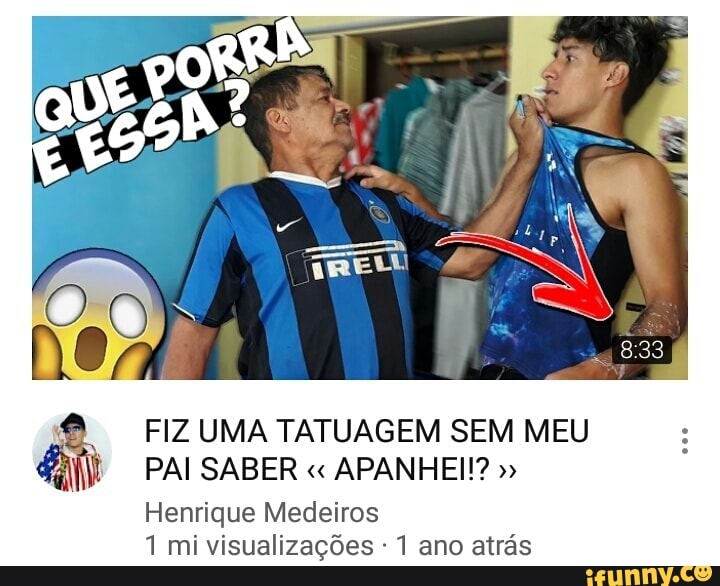 FIZ UMA TATUAGEM SEM MEU
PAI SABER Henrique Medeiros
1 mi visualizações 1 ano atrás