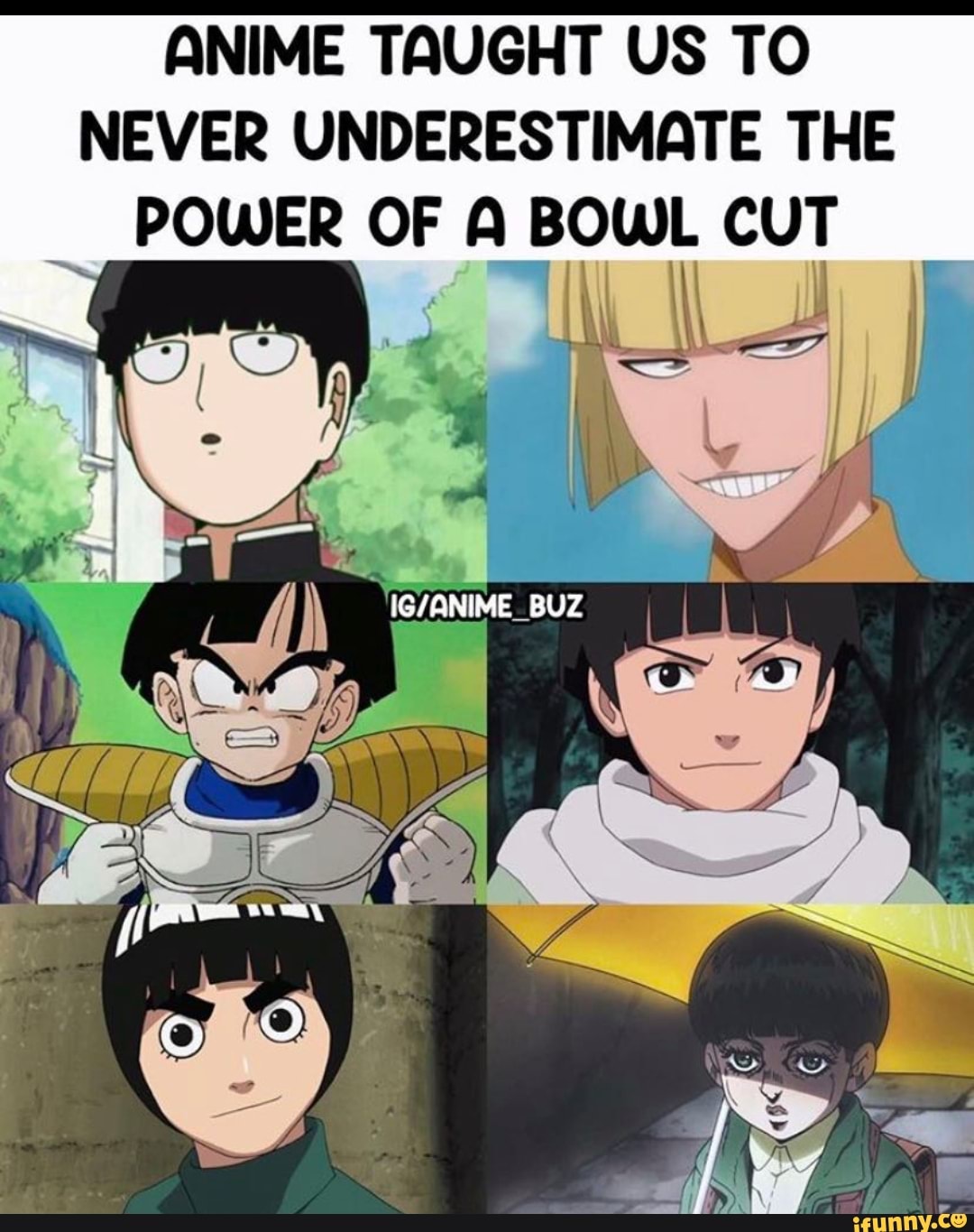 Bowl Cuts: The Best Anime Characters Have Them - YouTube
