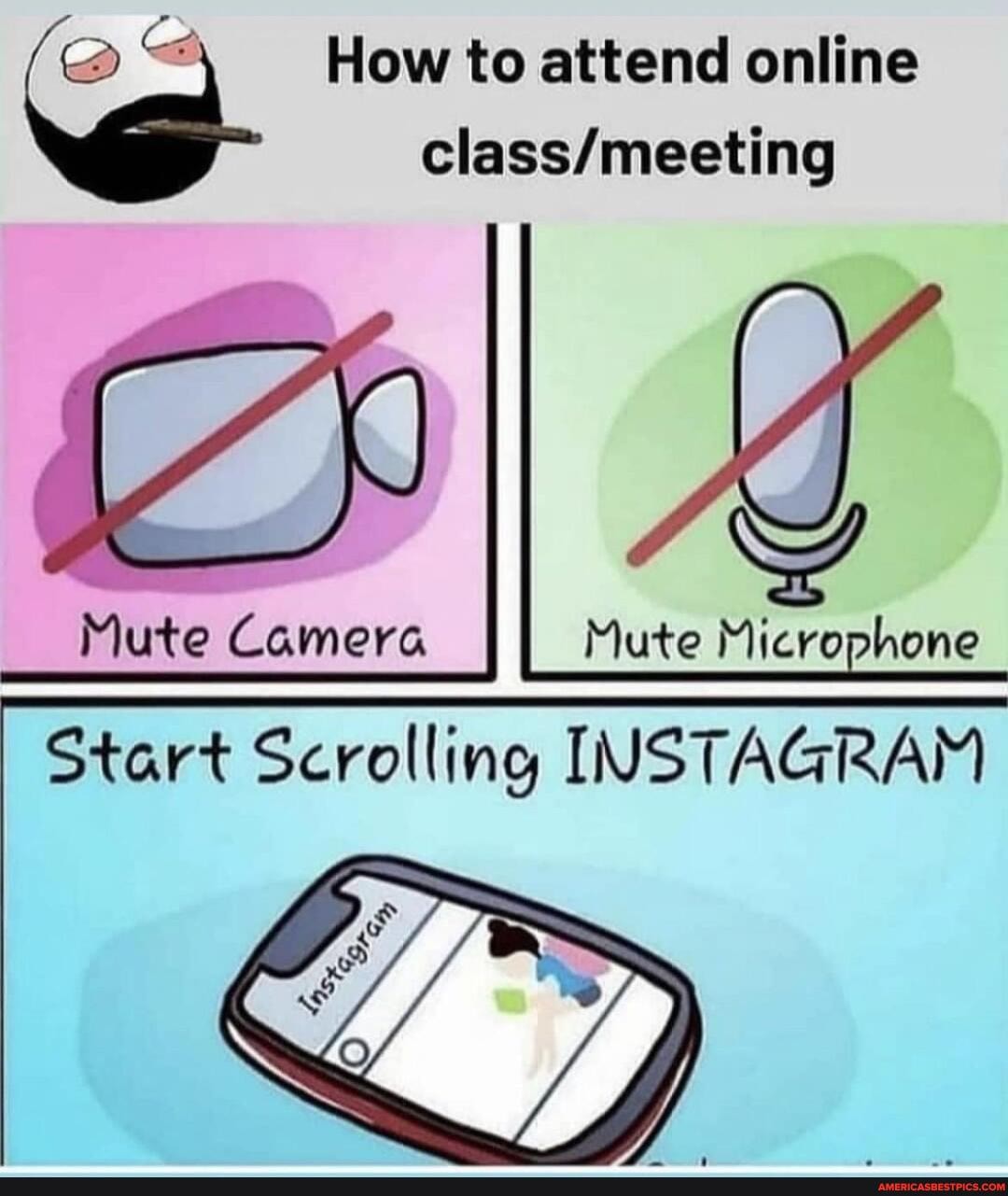 How to attend online
Mute Microphone
Start Scrolling INSTAGRAM
Mute Camera