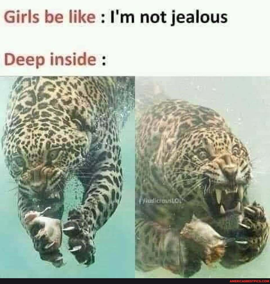 Girls be like : I'm not jealous
Deep inside :