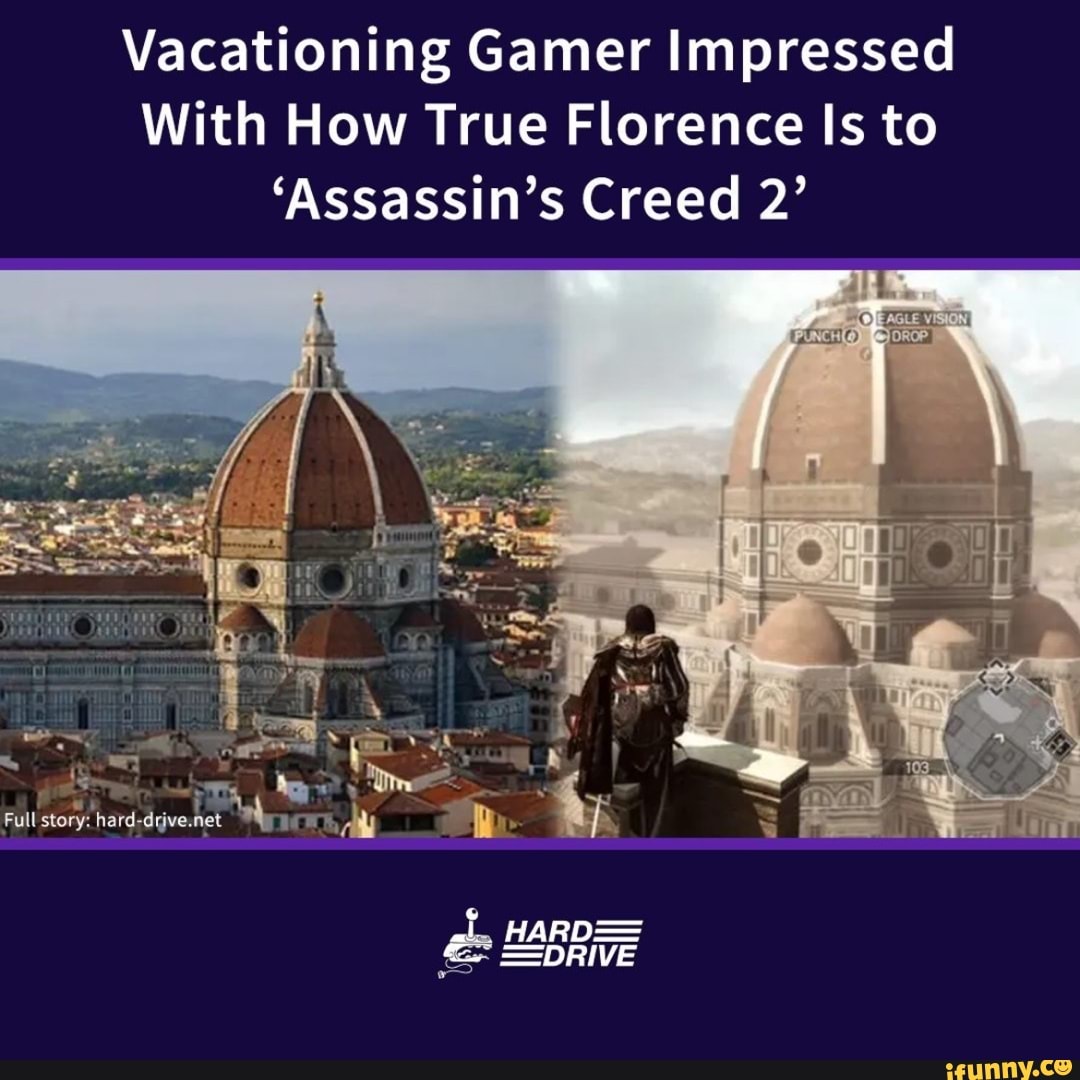 Vacationing Gamer Impressed With How True Florence Is to 'Assassin's Creed 2 