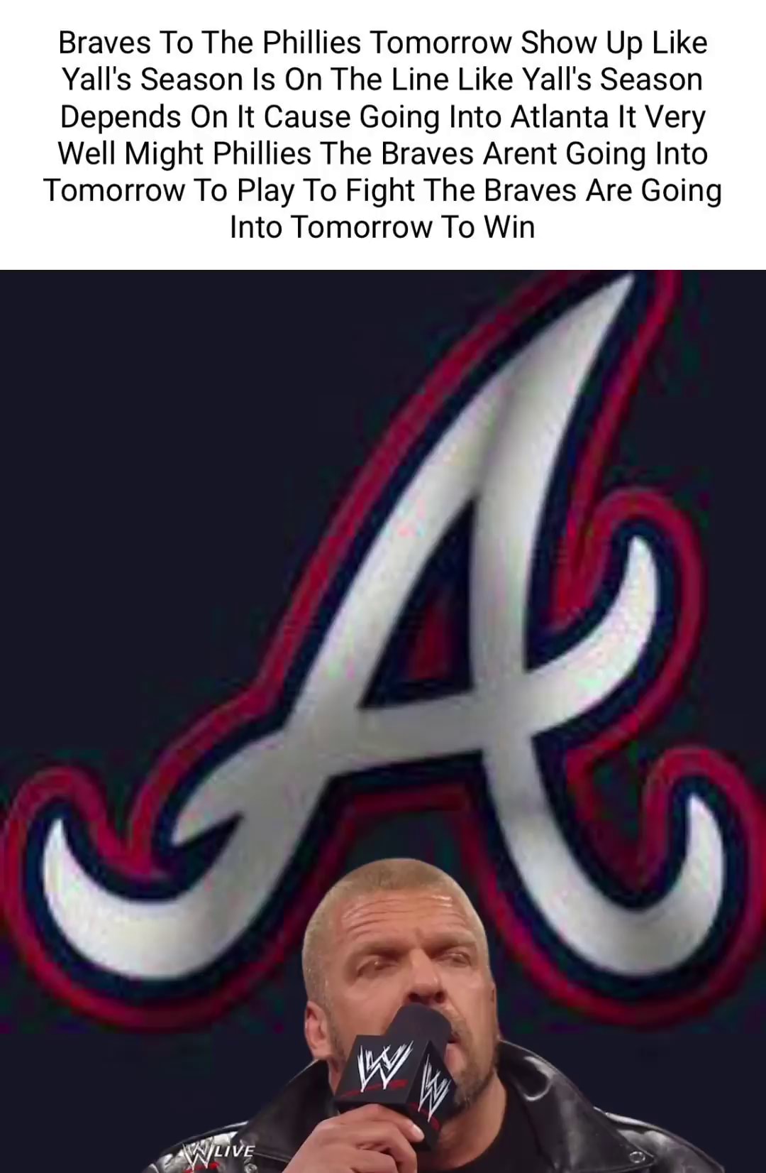 Haha. I love Braves memes.  Braves game, Sports memes, Atlanta braves