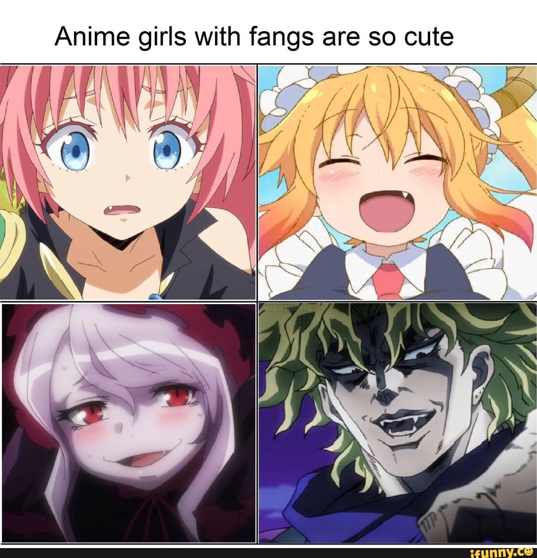 Anime Girls With Fangs Are So Cute Ifunny