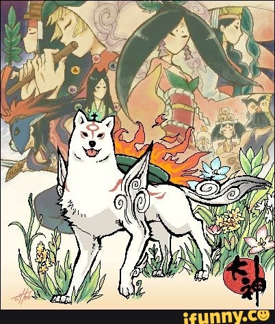 game, gamer, ifunny, art, okami, twitter, tumblr, capcom, wolf