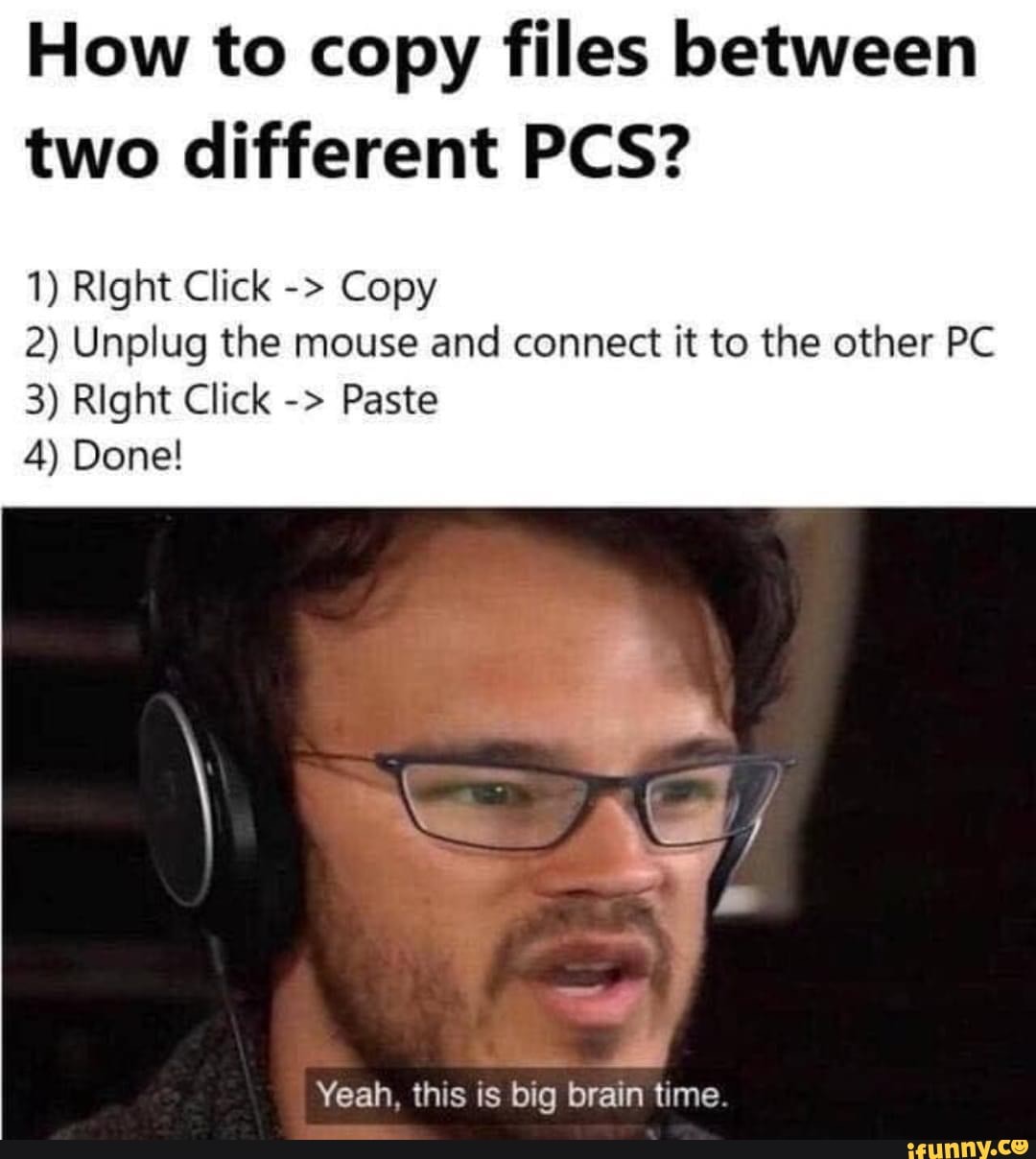 How To Copy Files Between Two Different PCS 1 Right Click Copy 2