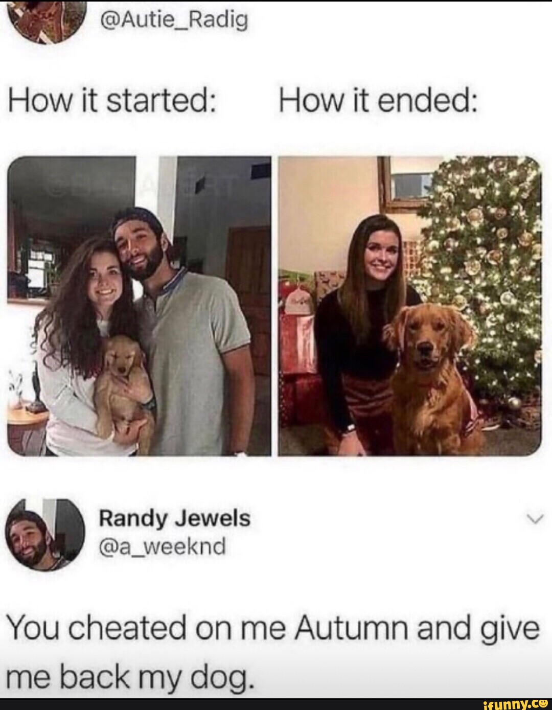 How it started how it ended randy jewels you cheated on me autumn and