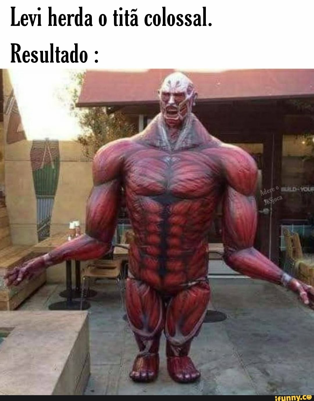 Levi herda o titã colossal.
Resultado :