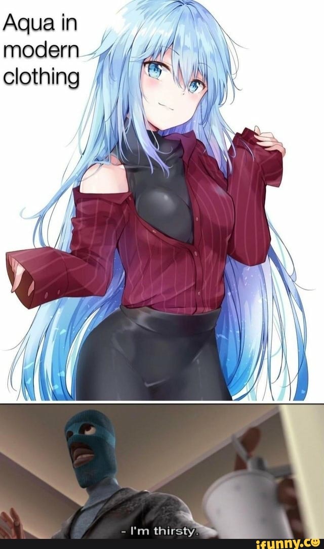 Aqua in modern
clothing modern \