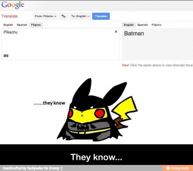 They know. - They know...