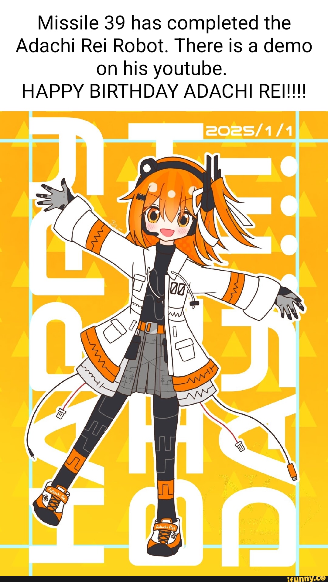 Adachi Rui Missile 39 has completed the Adachi Rei Robot. There is a demo on his ...