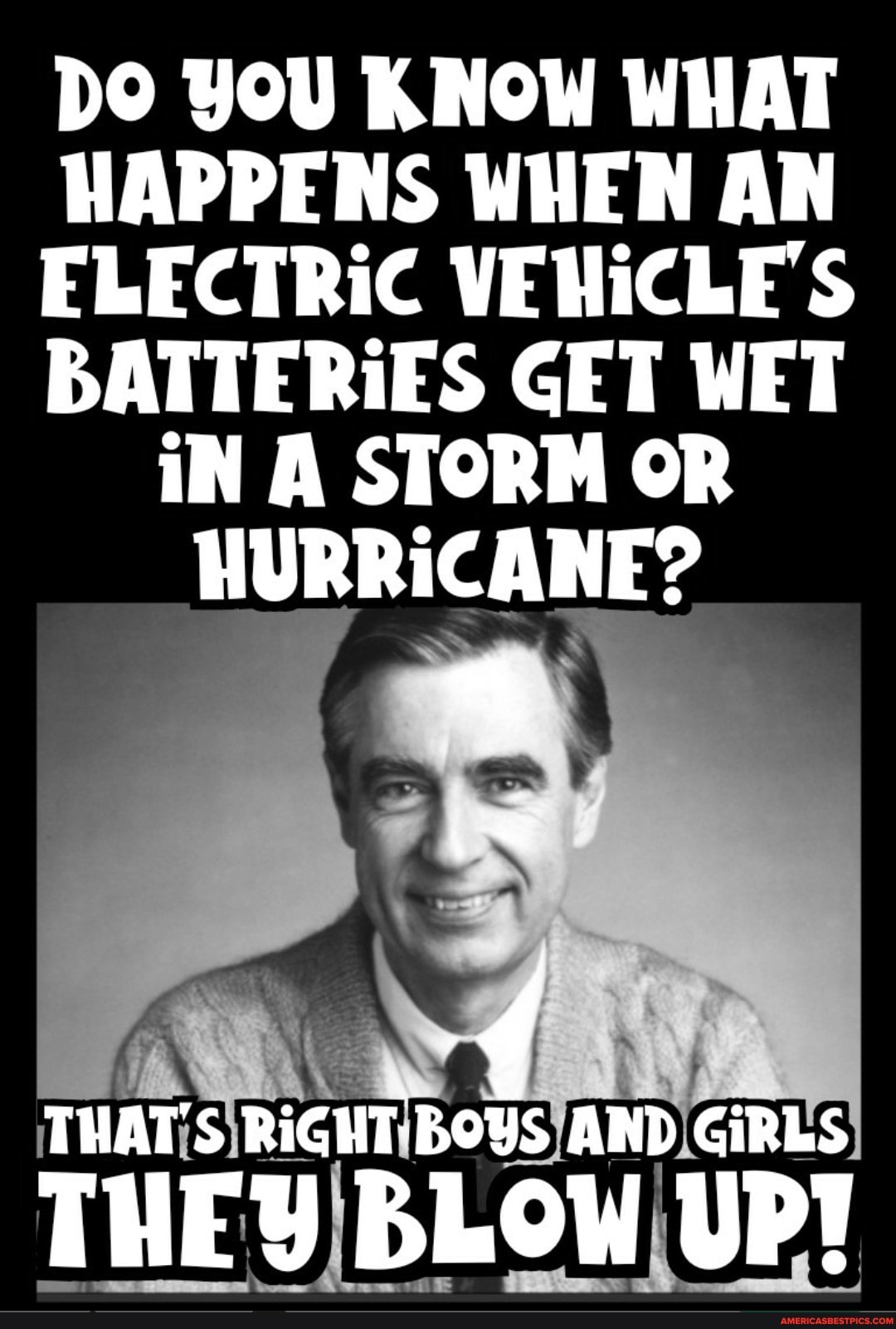 DO YOU KNOW WHAT HAPPENS WHEN AN ELECTRIC VEHICLE'S BATTERiES GET WET iN A STORM OR HURRICANE