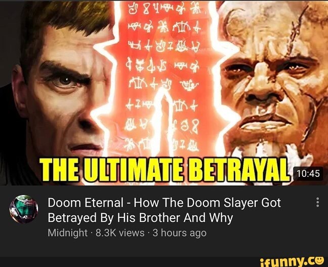 THE ULTIMATE BERNA. Doom Eternal How The Doom Slayer Got X= Betrayed By ...