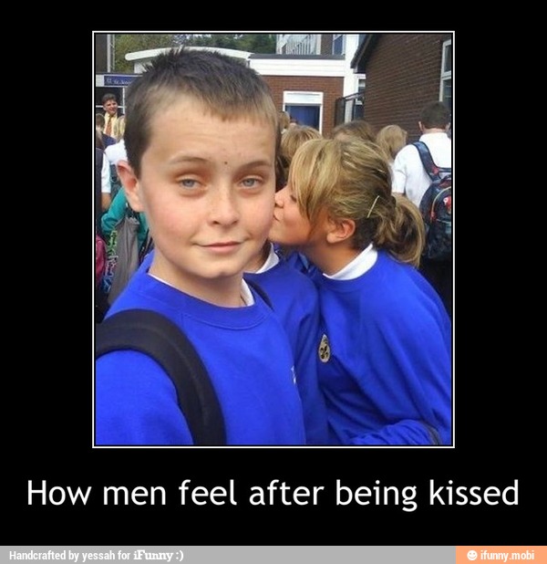 How men feel after being kissed - How men feel after being kissed