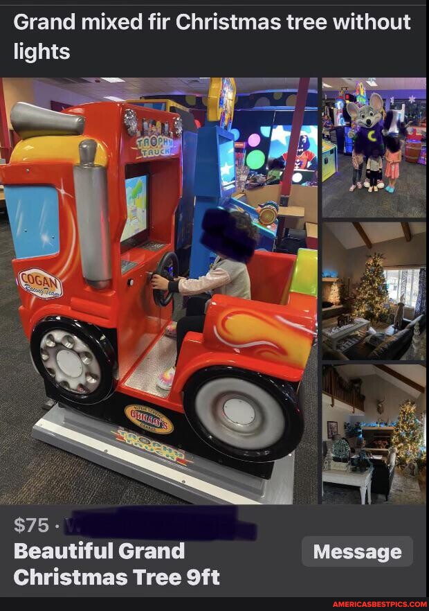 Grand mixed fir Christmas tree without lights 75 Beautiful Grand