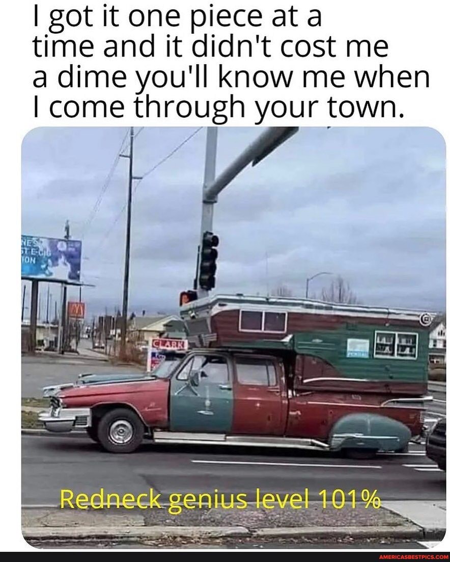 I got it one piece at a time and it didn't cost me dime you'll know me