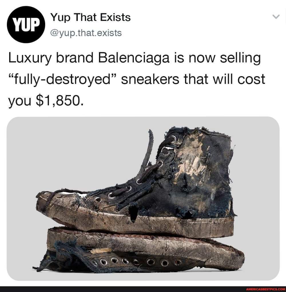 Balenciaga's new 'destroyed' sneakers cost $1,850