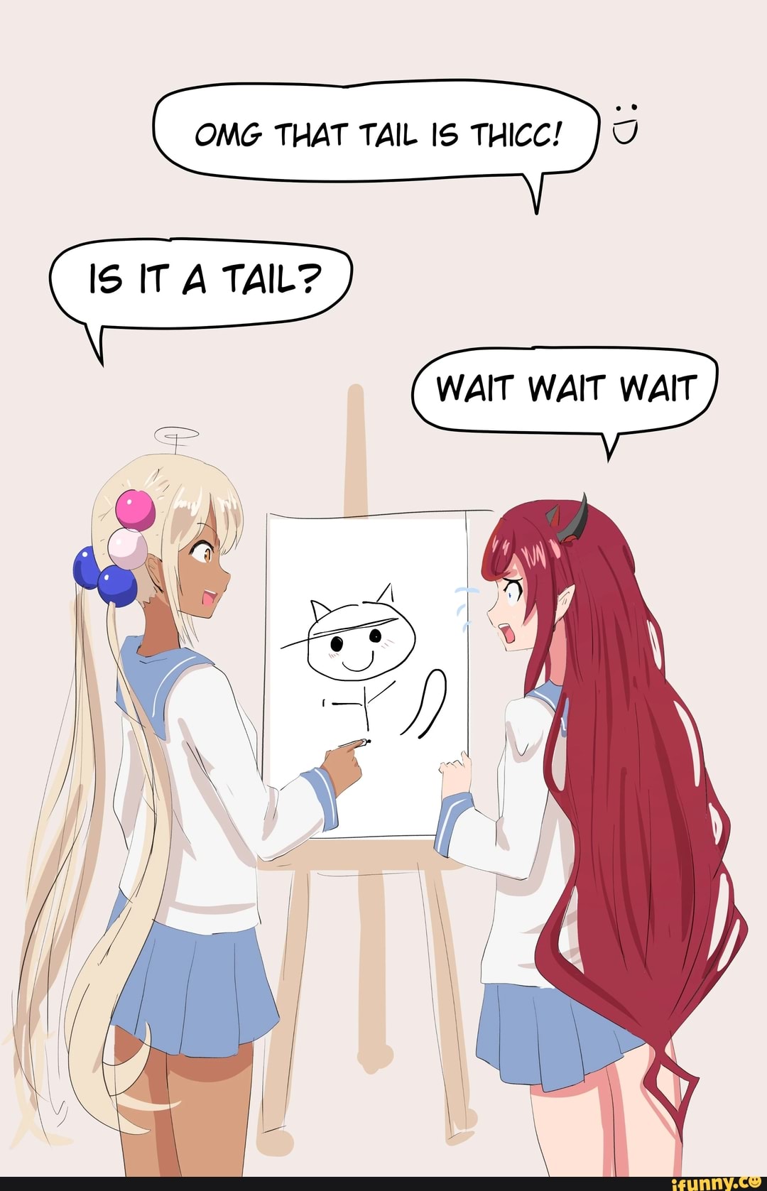 OMG THAT TAIL IS THICC! iFunny