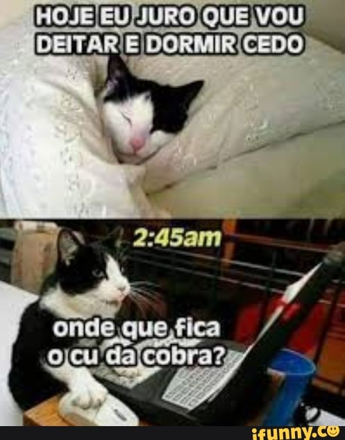 [HOJE EUJJURO/QUE VOU!
CEDO
