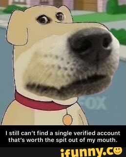 I still can’t find a single verified account that’s worth the spit out of my mouth.