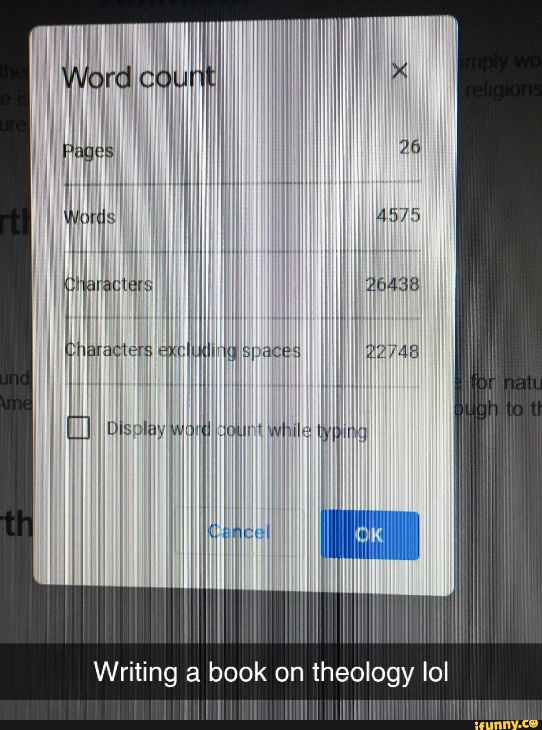 Word count Pages Words Characters Characters excluding spaces disstay