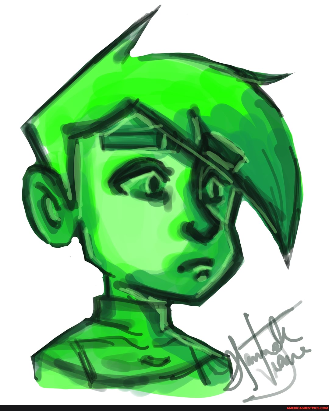 art, cartoons, digital_art, danny_phantom, digital_painting