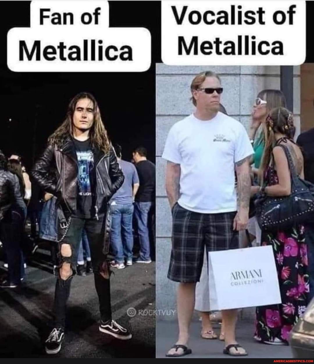 _I Fan of Vocalist of
Metallica II Metallica
on
SS