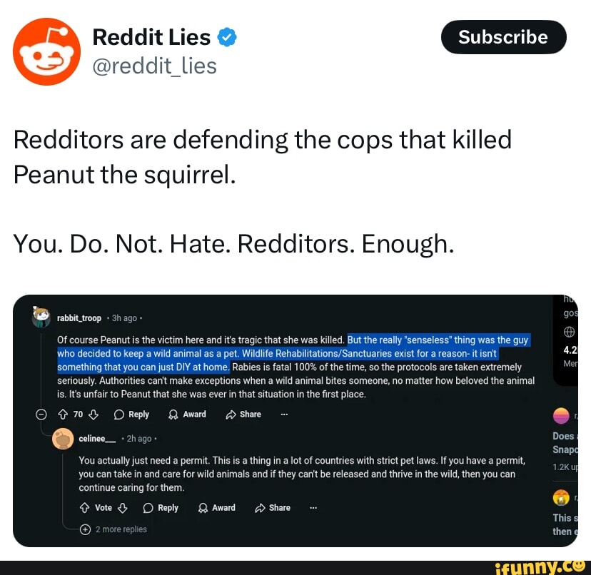Reddit Lies subscribe Redditors are defending the cops that killed