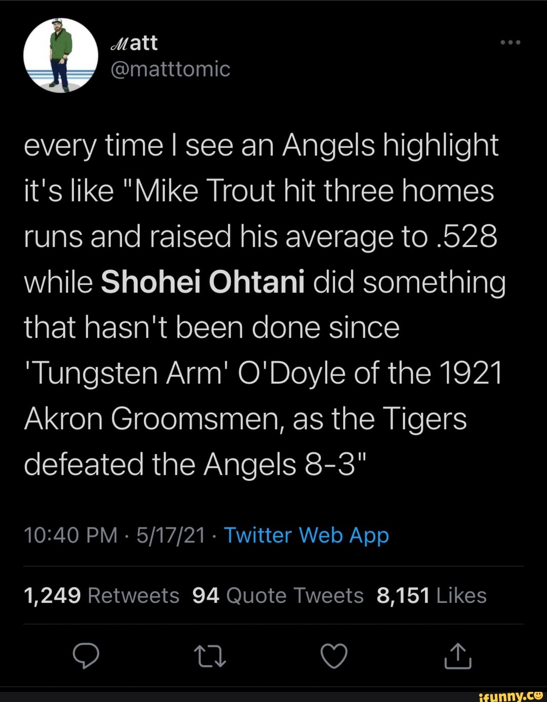 Mike Trout doing Mike Trout things 🫡 - Los Angeles Angels