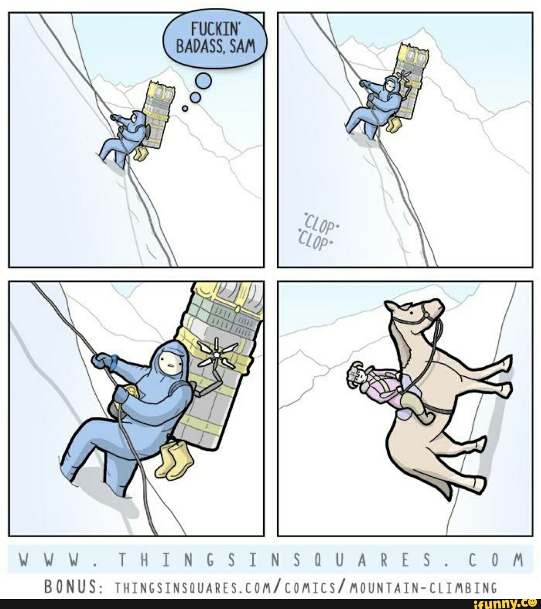 BONUS: THINGSINSQUARES.COM/COMICS/ MOUNTAIN-CLIMBING
ROS ND GS TENES AGRE Ss WWW.