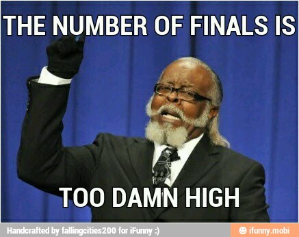 THE NUMBER OF FINALS IS