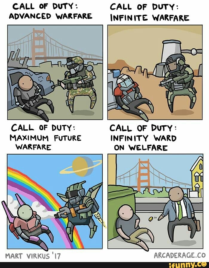 CALL OF DUTY:
ADVANCED WARFARE
CALL OF DUTY:
INFINITE WARFARE