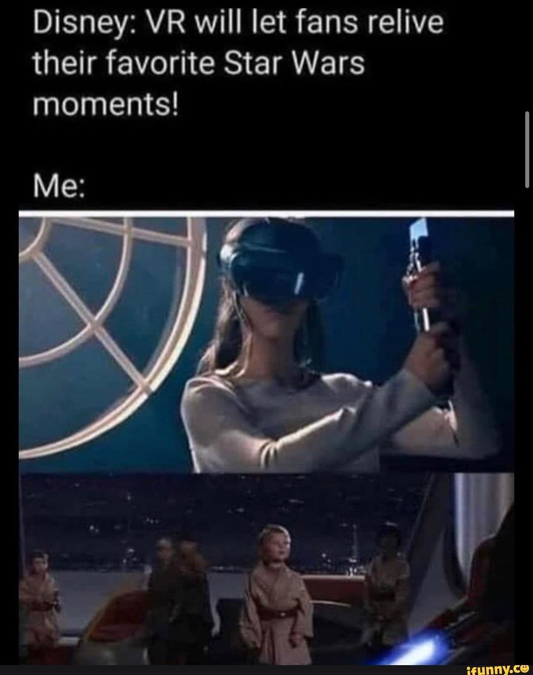 Disney: VR will let fans relive
their favorite Star Wars
moments!