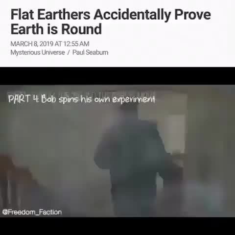 the earth is neither flat or round