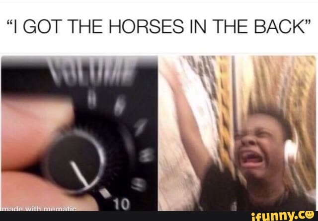 i-got-the-horses-in-the-back-ifunny