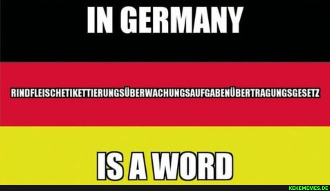 IN GERMANY
RINDFLEISCHETIKETTIERUNGSUBERWACHUNGSAUFGABENUBERTRAGUNGSGESETZ