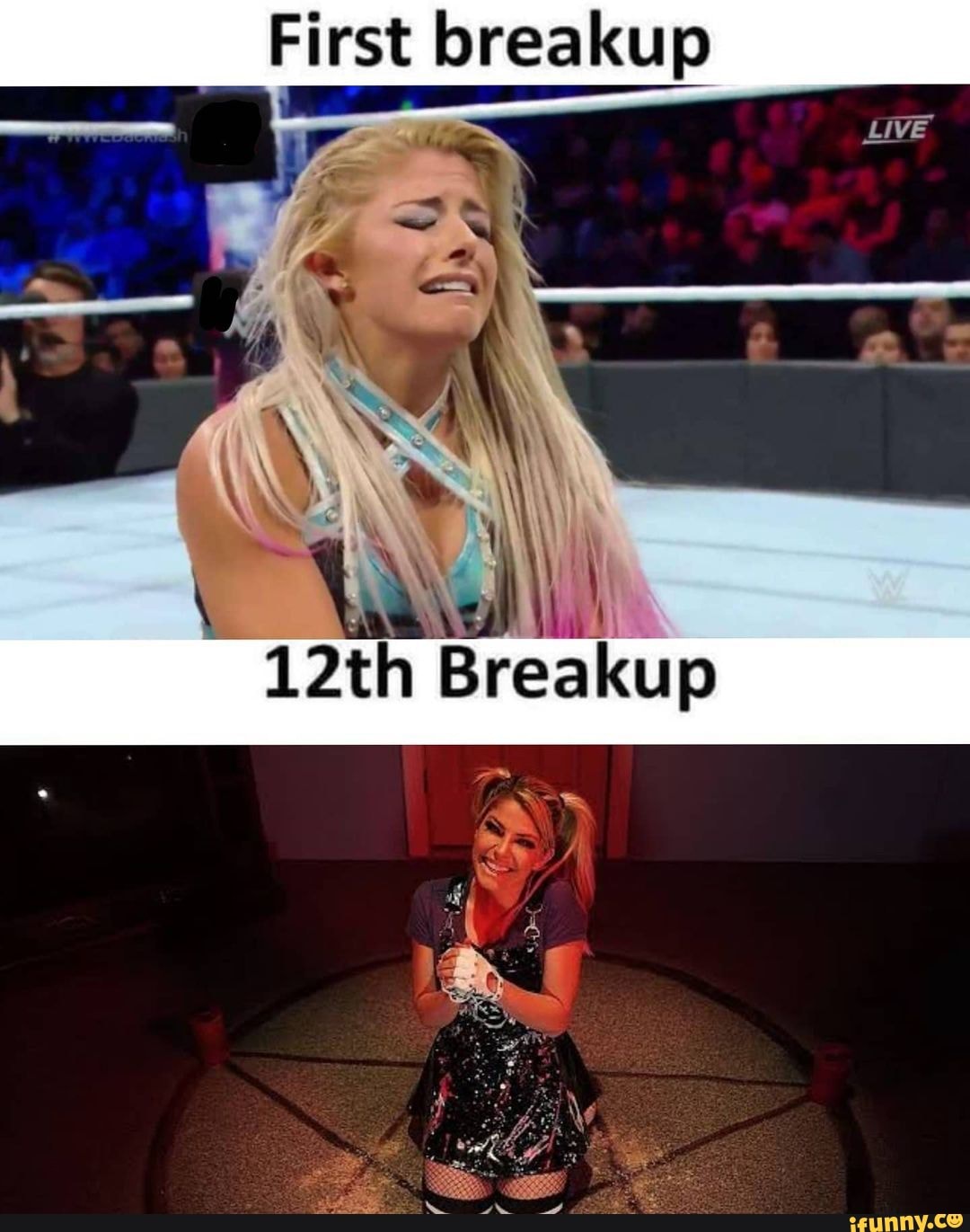 First breakup
Breakup