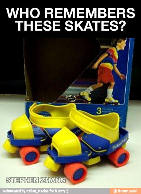 WHO REMEMBERS
THESE SKATES?