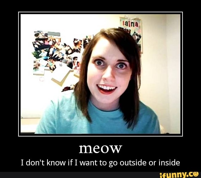 meow
I don't know if I want to go outside or inside