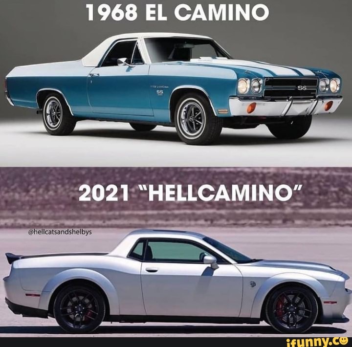 1968 El Camino Ss Be 2021 Hellcamino